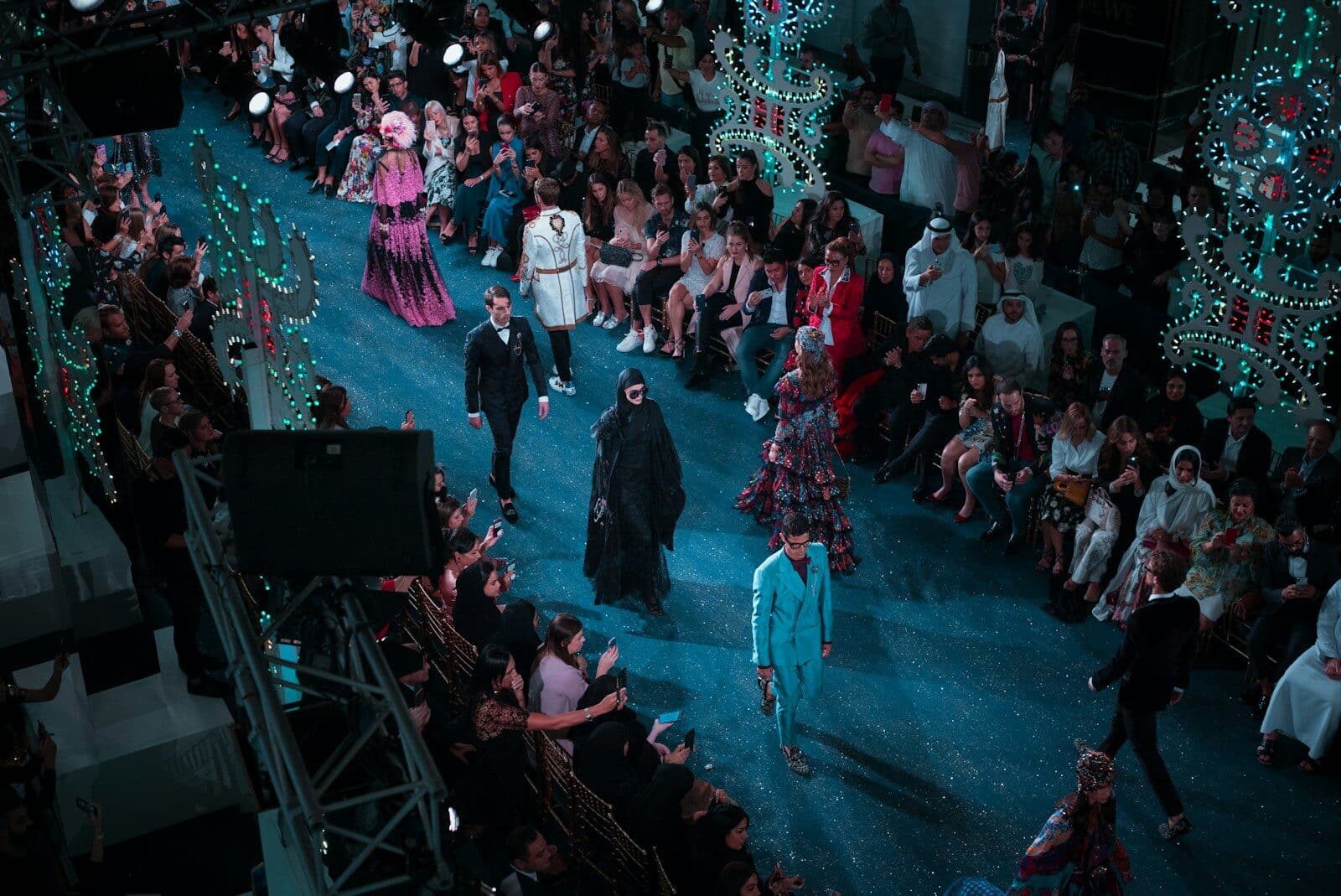 people fashion show on stage