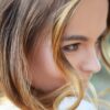 close-up, cute, female, girl, hair, person, woman, brown hair, brown closed