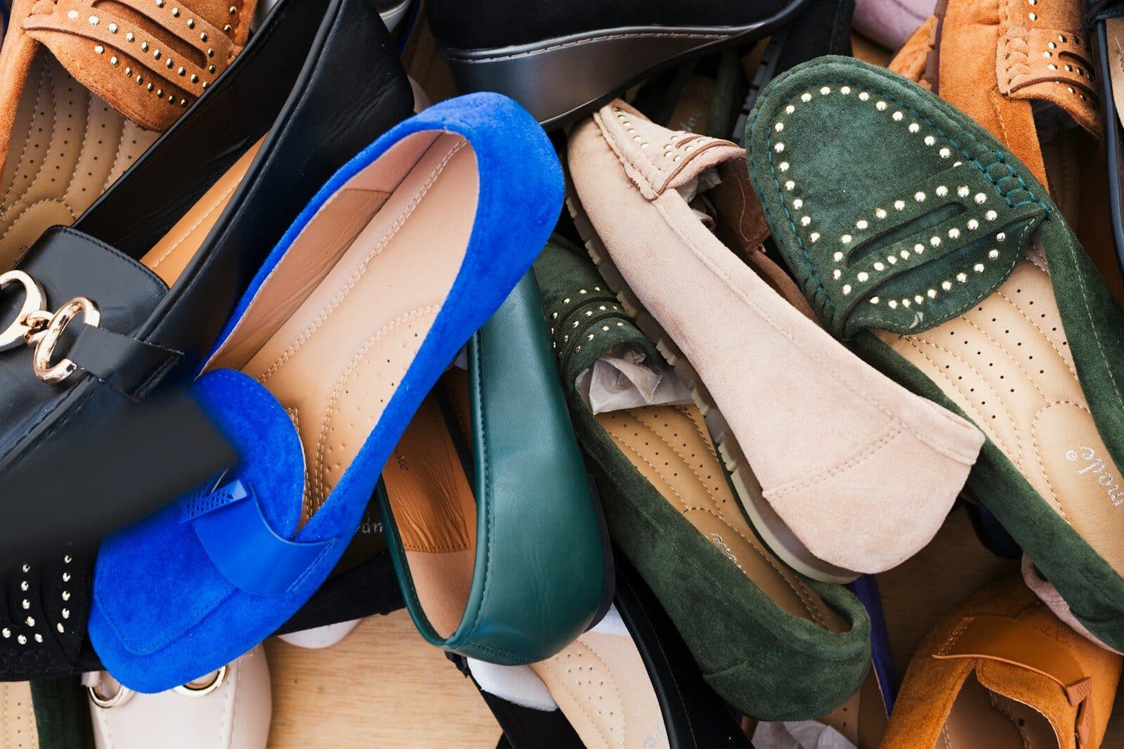 a group of shoes