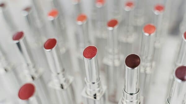 white and red lipstick lot