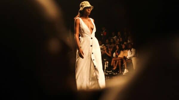 woman wearing white sleeveless dress